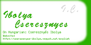 ibolya cseresznyes business card