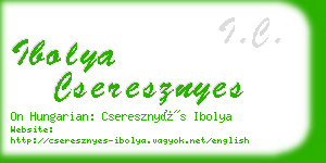 ibolya cseresznyes business card